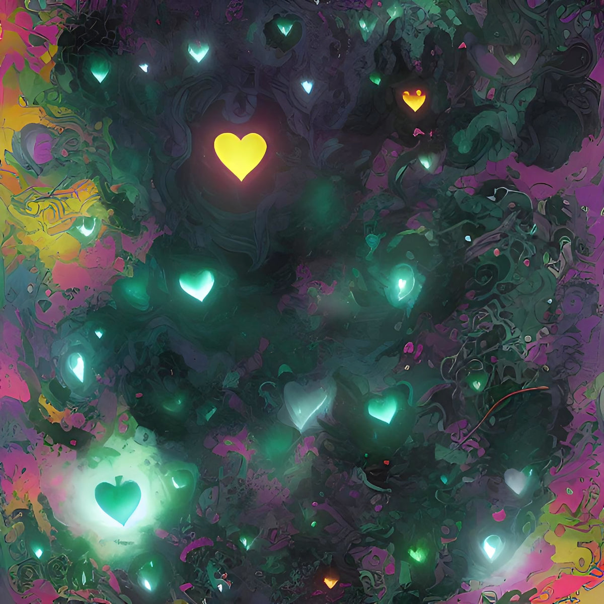 Focus on Emotion & Color: Vibrant Love's Echo
