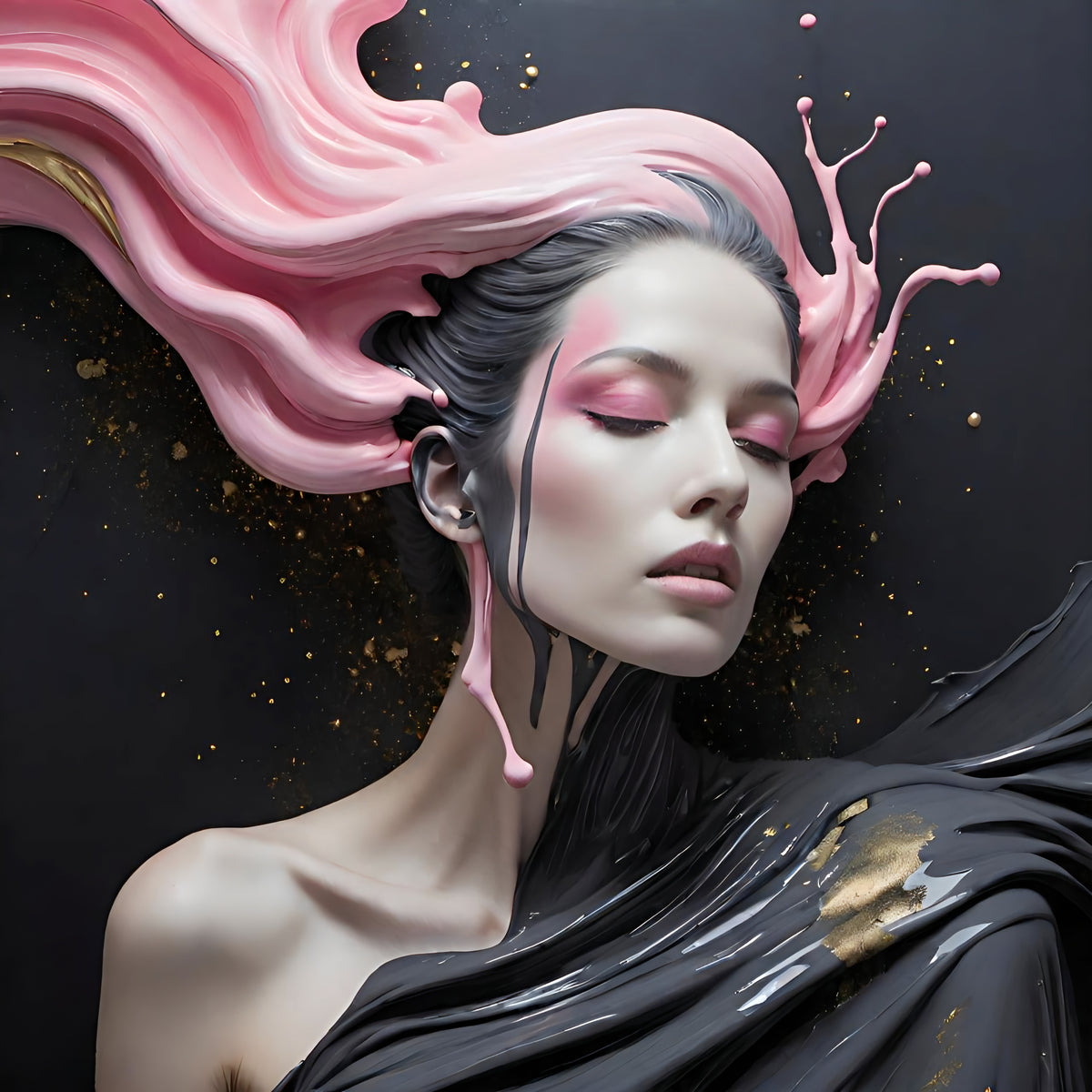 Pink and Black Embrace: The Fluid Identity