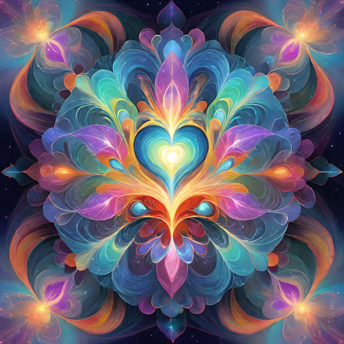 Cosmic Vibrational Heart