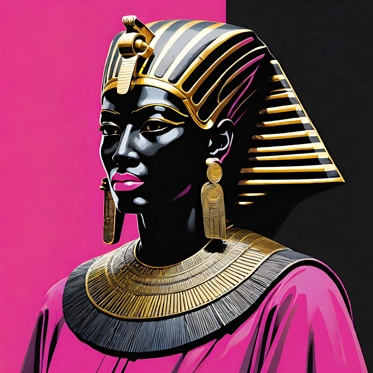 Regal Visage: An Afrofuturistic Homage