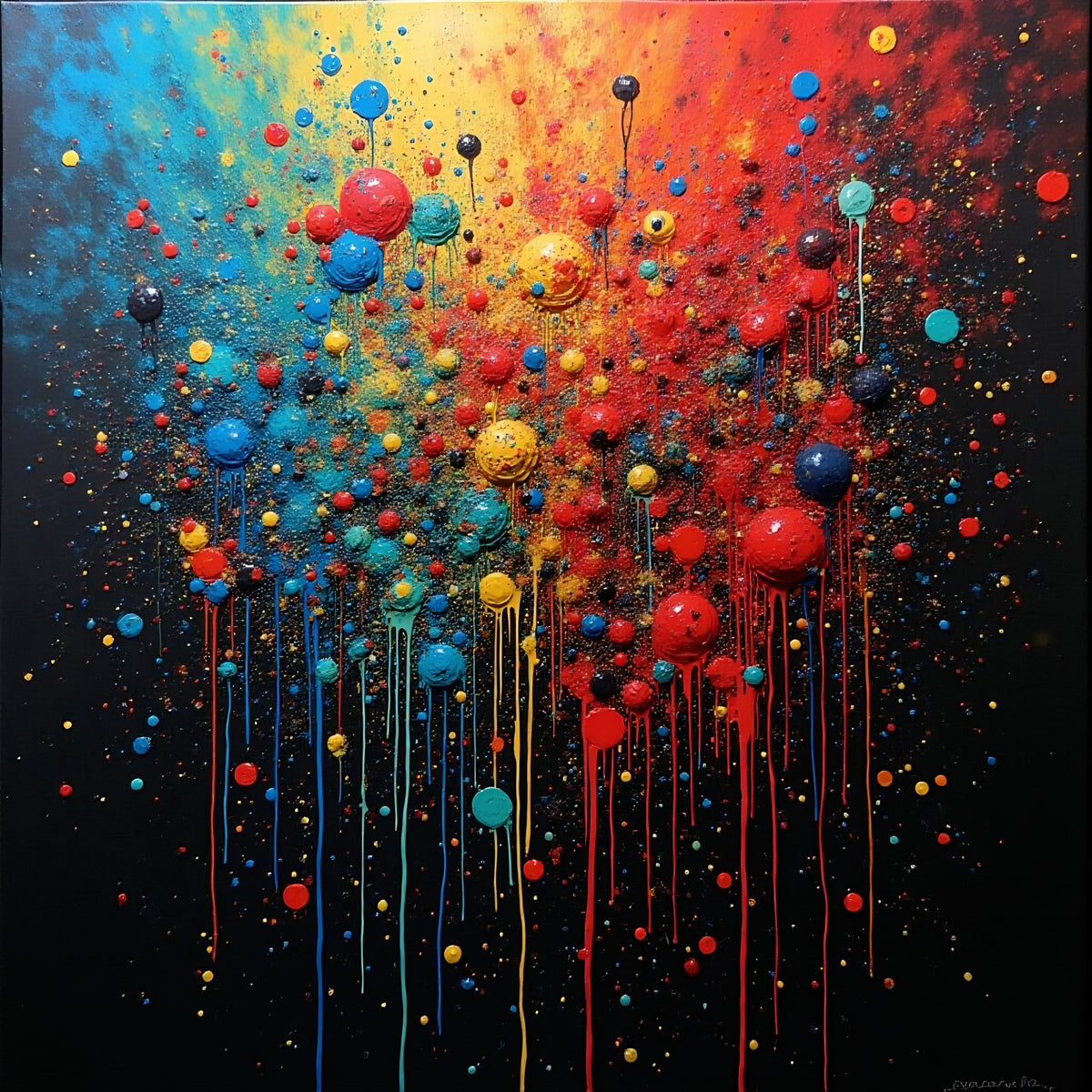 A Pop Art of Carbonated Rain