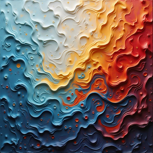 Chromata Flux: The Convergence of Azure and Flame