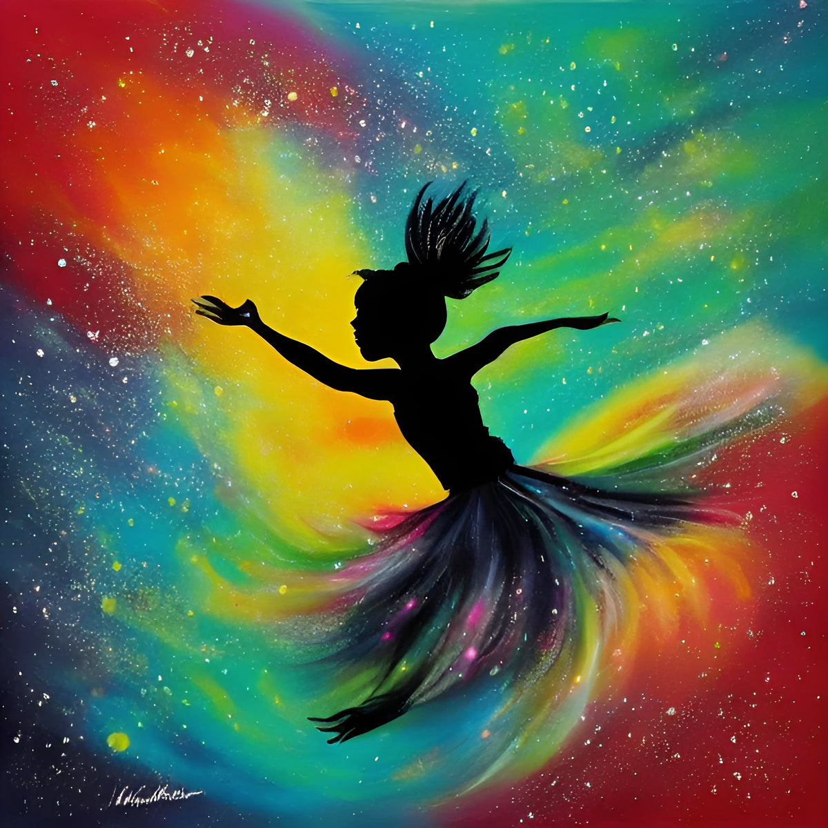 Spectrum of Freedom: The Galaxy Dancer