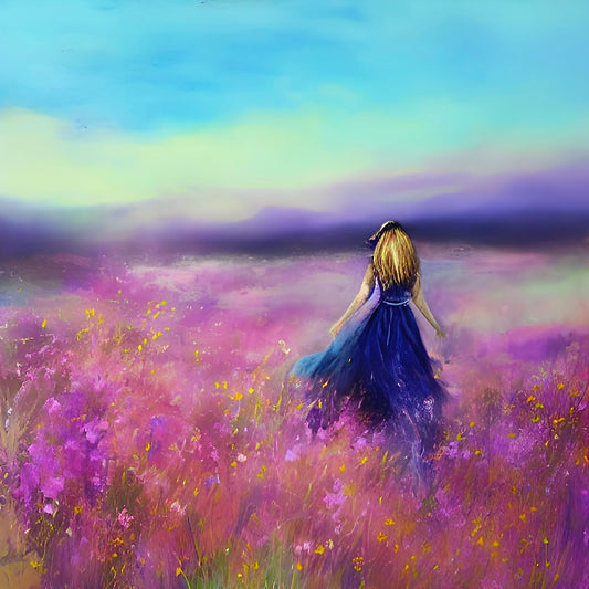 Twilight Waltz Among the Blossoms