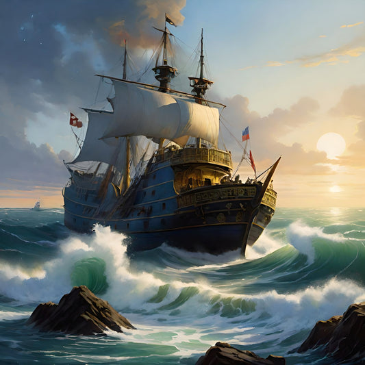 Azure Odyssey:
A Symphony of Sea and Sky