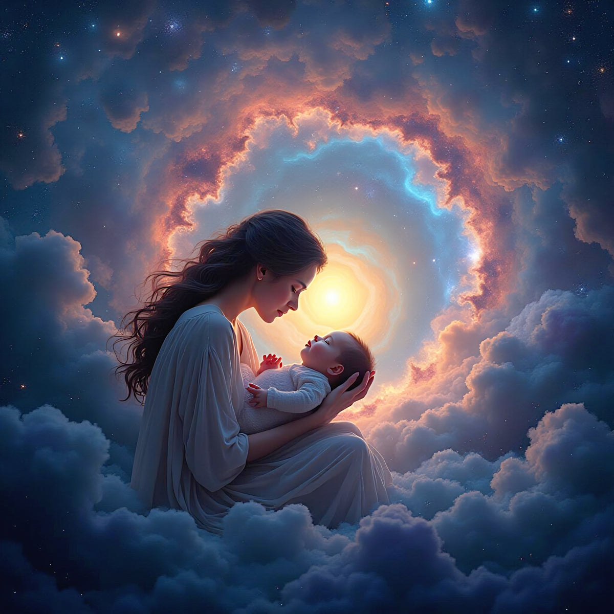 Cosmic Maternal Embrace