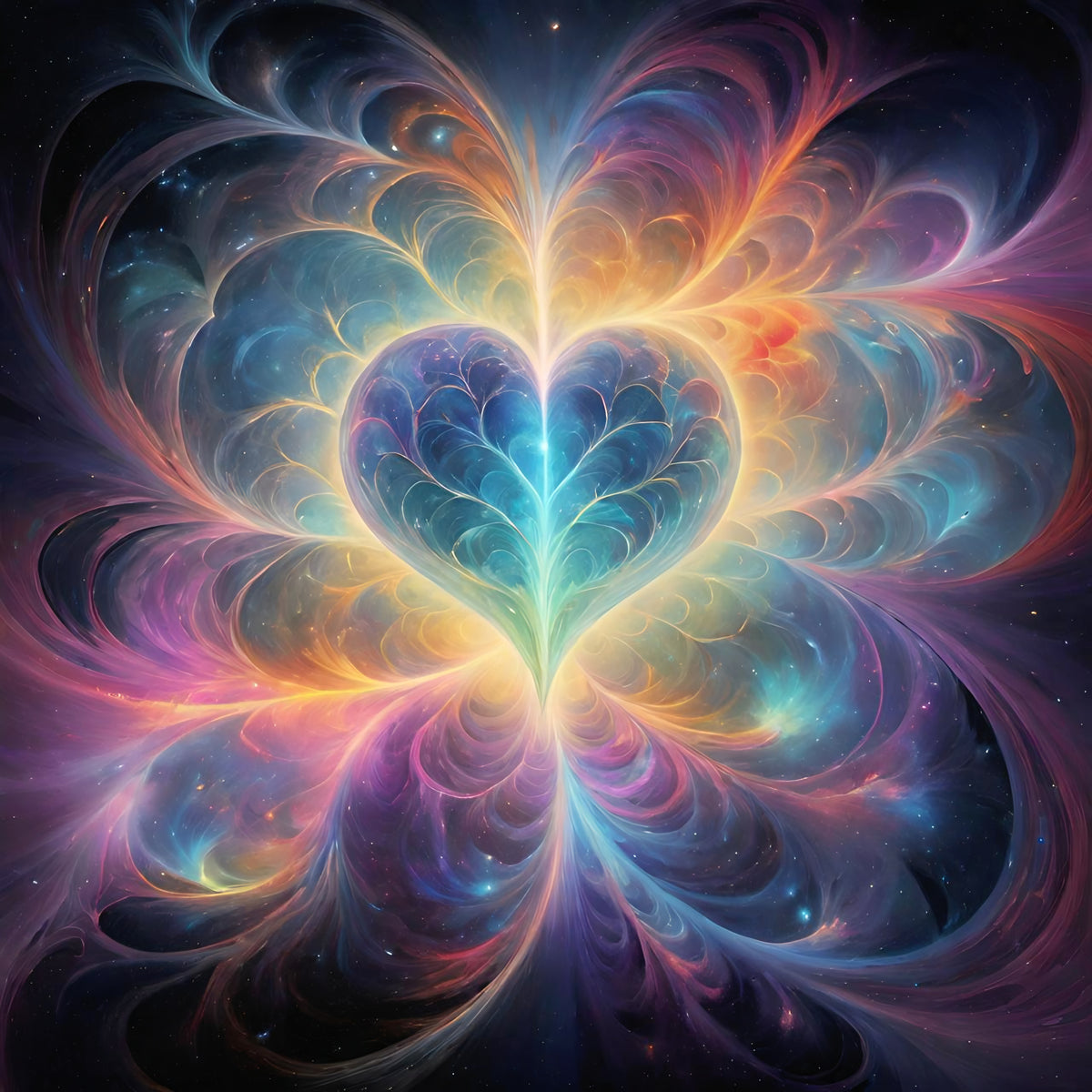 Vibrational Beauty: The Ethereal Heart