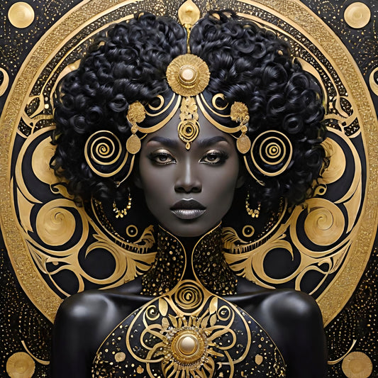 Lumara: The Celestial Golden Presence