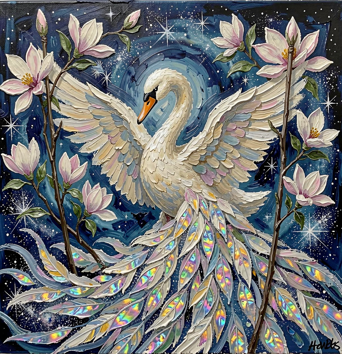 Swan Light, Crowned in Stillness