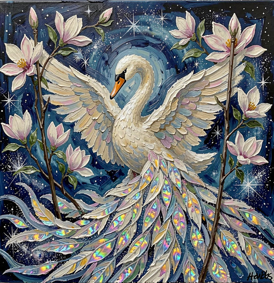 Swan Light, Crowned in Stillness
