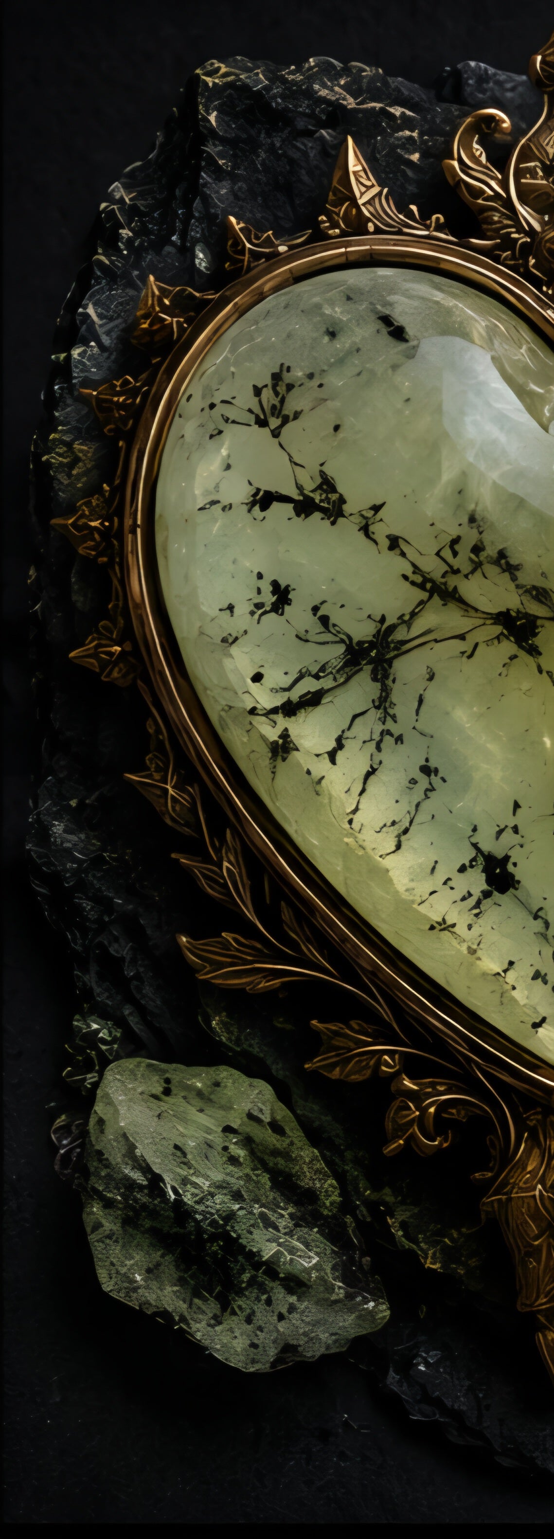 The Mineral Chronicles:Prehnite Matrix