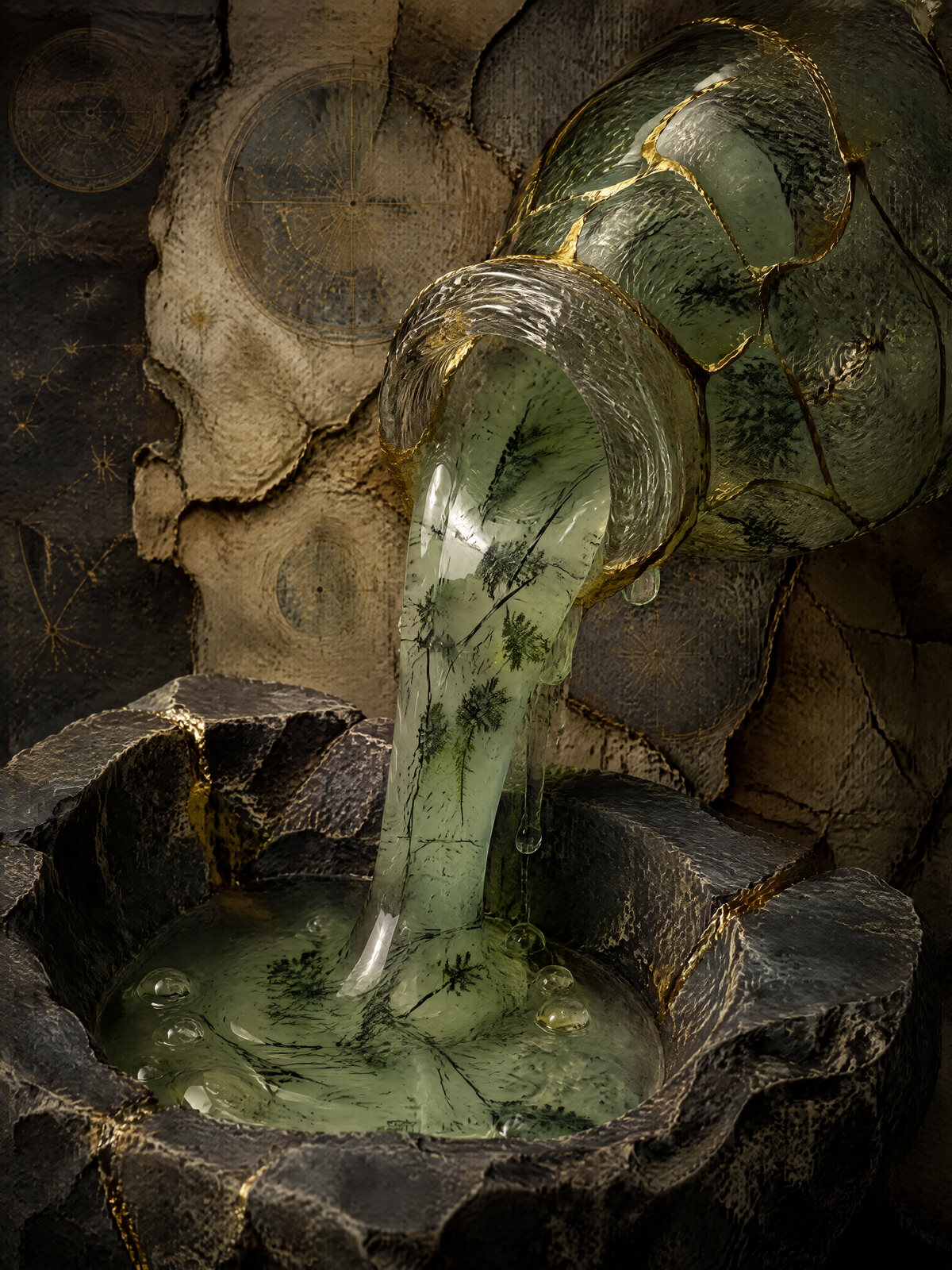 The Mineral Chronicles:Prehnite Matrix